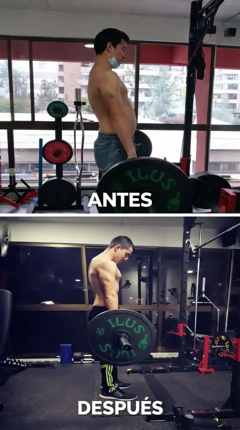 Antes y después del proceso personal de recuperación de Sebastián Devia