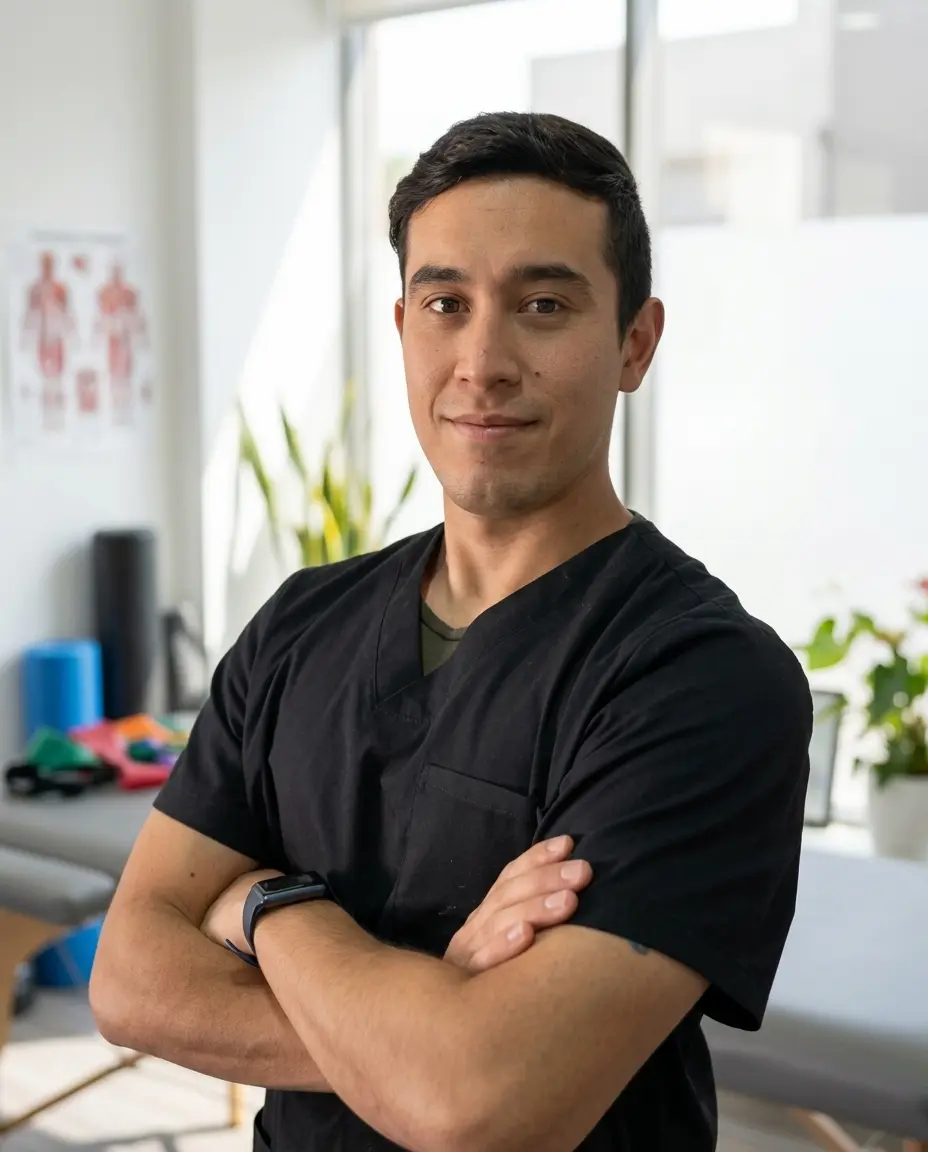 Sebastián Devia, kinesiólogo y creador de Hernia Zero
